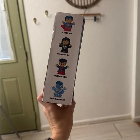 Little People Collector DC Superman Figures Fisher Price 4 pc Set Brand New - Picture 4 of 6